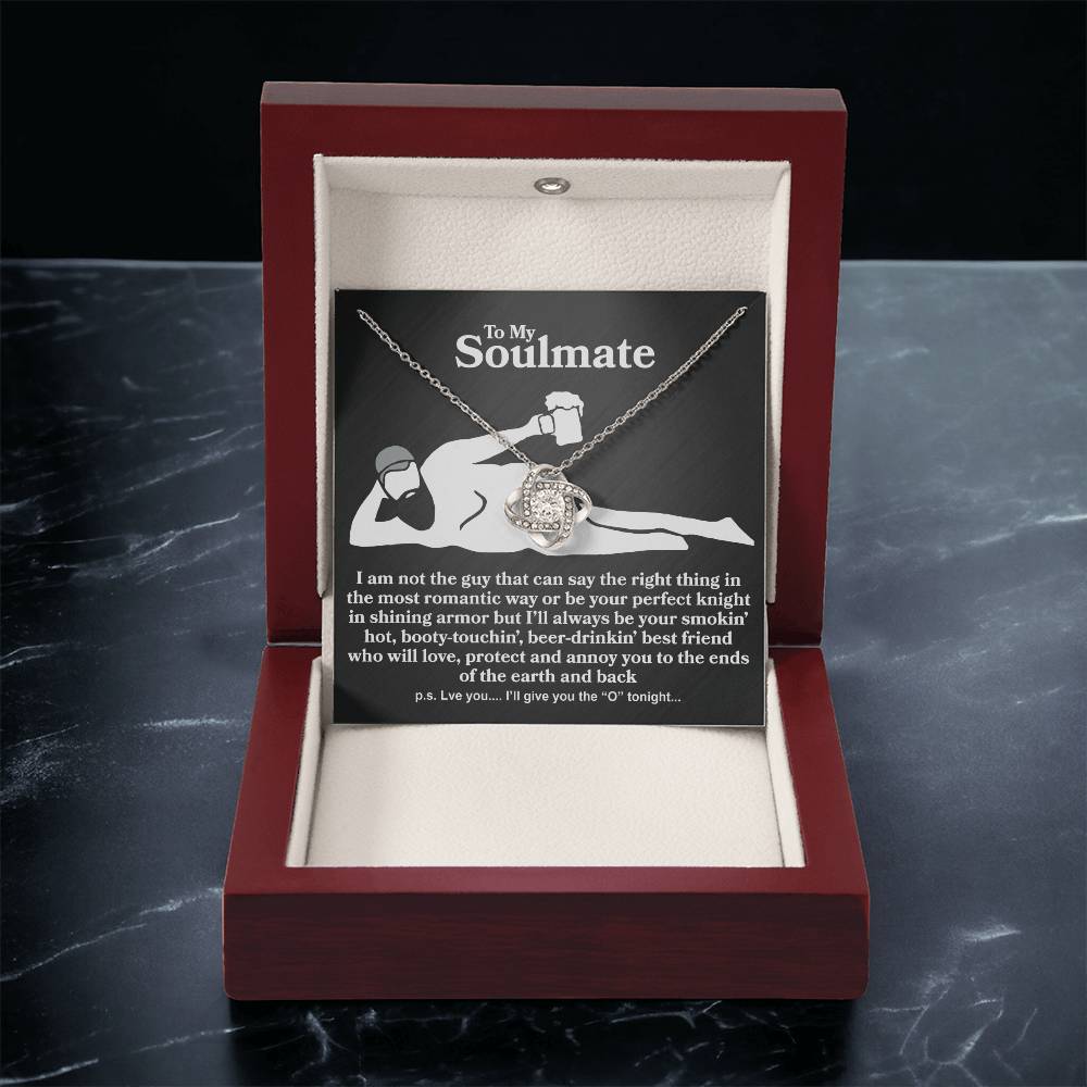 Soulmate - I Am Not The Guy - Love Knot Necklace - INCLUDES FREE SHIPPING