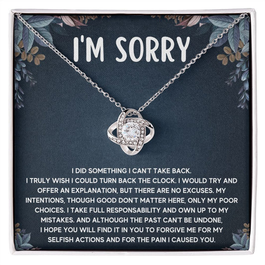 apology gifts for her please forgive me i love you necklace i'm sorry gifts for her sorry card for her gf gifts jewelry box for girlfriend
