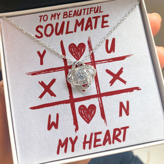 To My Beautiful Soulmate - Love Knot Necklace