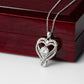 To My Beautiful Wife - I Love You For Always And Forever - Heart Necklace