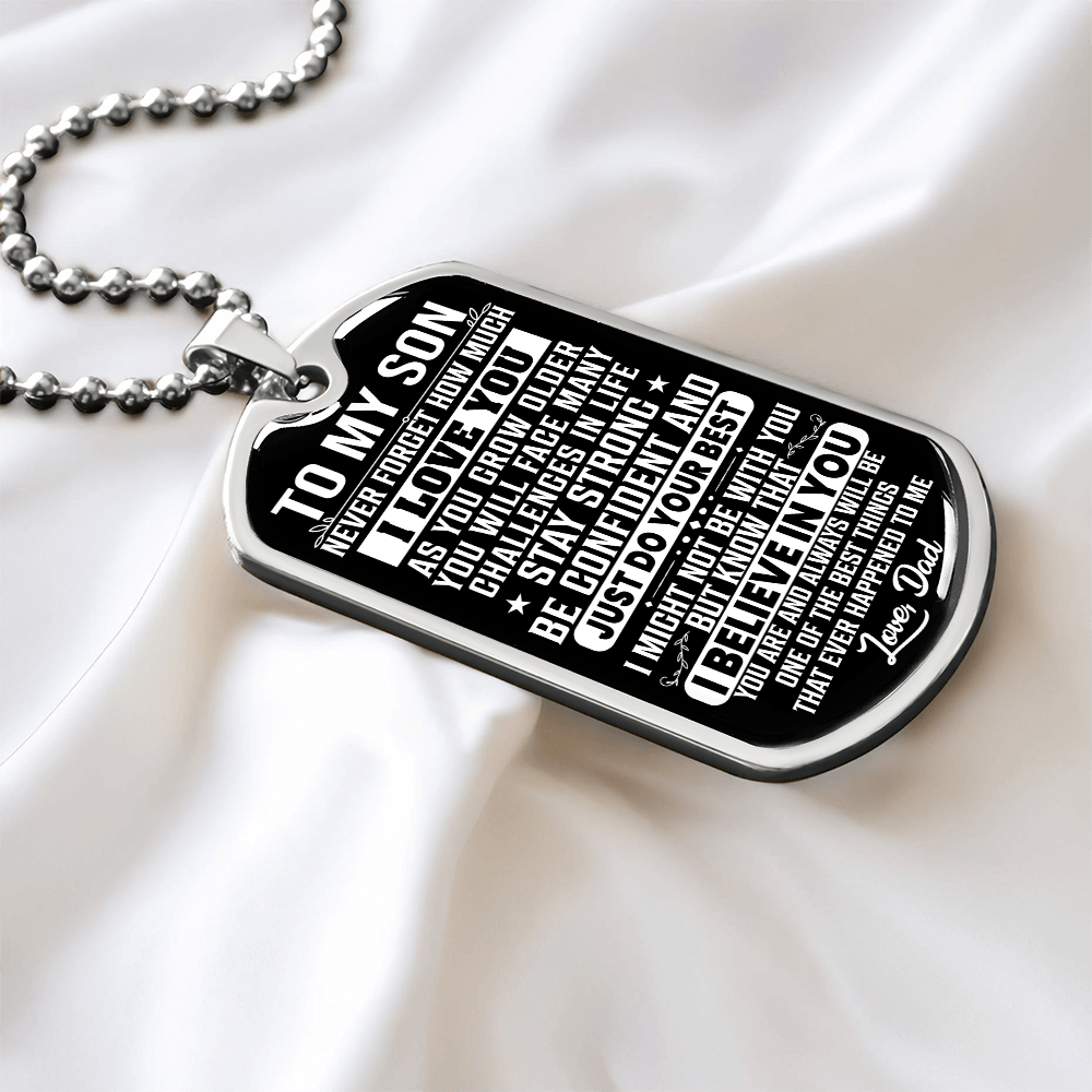 Son - Stay Strong - Love Dad  - INCLUDES FREE SHIPPING