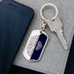 My Badass Daughter - Dog Tag KeyChain - INCLUDES FREE SHIPPING