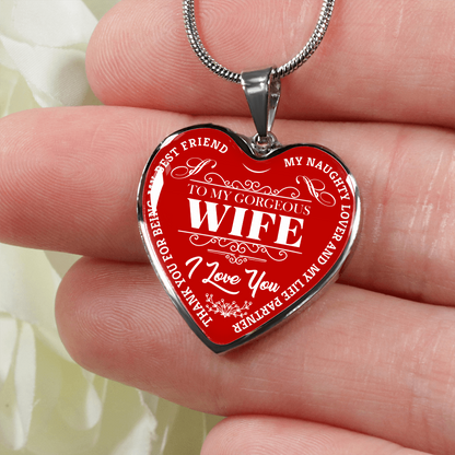 To My Gorgeous Wife - Red