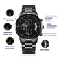 Son - Through Good Times & Bad - Black Chronograph Watch