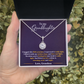 I Hugged This Little Pendant - Love Grandma - Eternal Hope Necklace