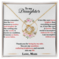 Daughter - Love Between Mother And Daughter - Love Knot Necklace