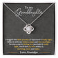 Granddaughter - I Hugged The Little Pendant - Love Grandpa
