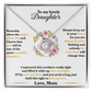 Daughter - Always Keep Me In Your Heart - Love Mom - INCLUDES FREE SHIPPING