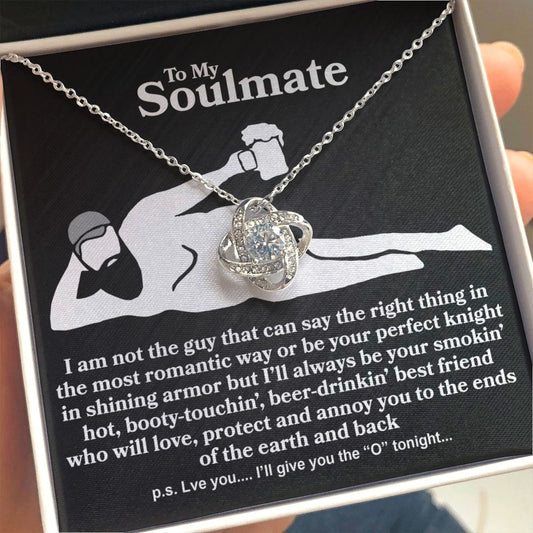 Soulmate - I Am Not The Guy - Love Knot Necklace - INCLUDES FREE SHIPPING