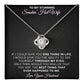 To My Stunning - Smokin Hot Wife - Love Knot Necklace - INCLUDES FREE SHIPPING