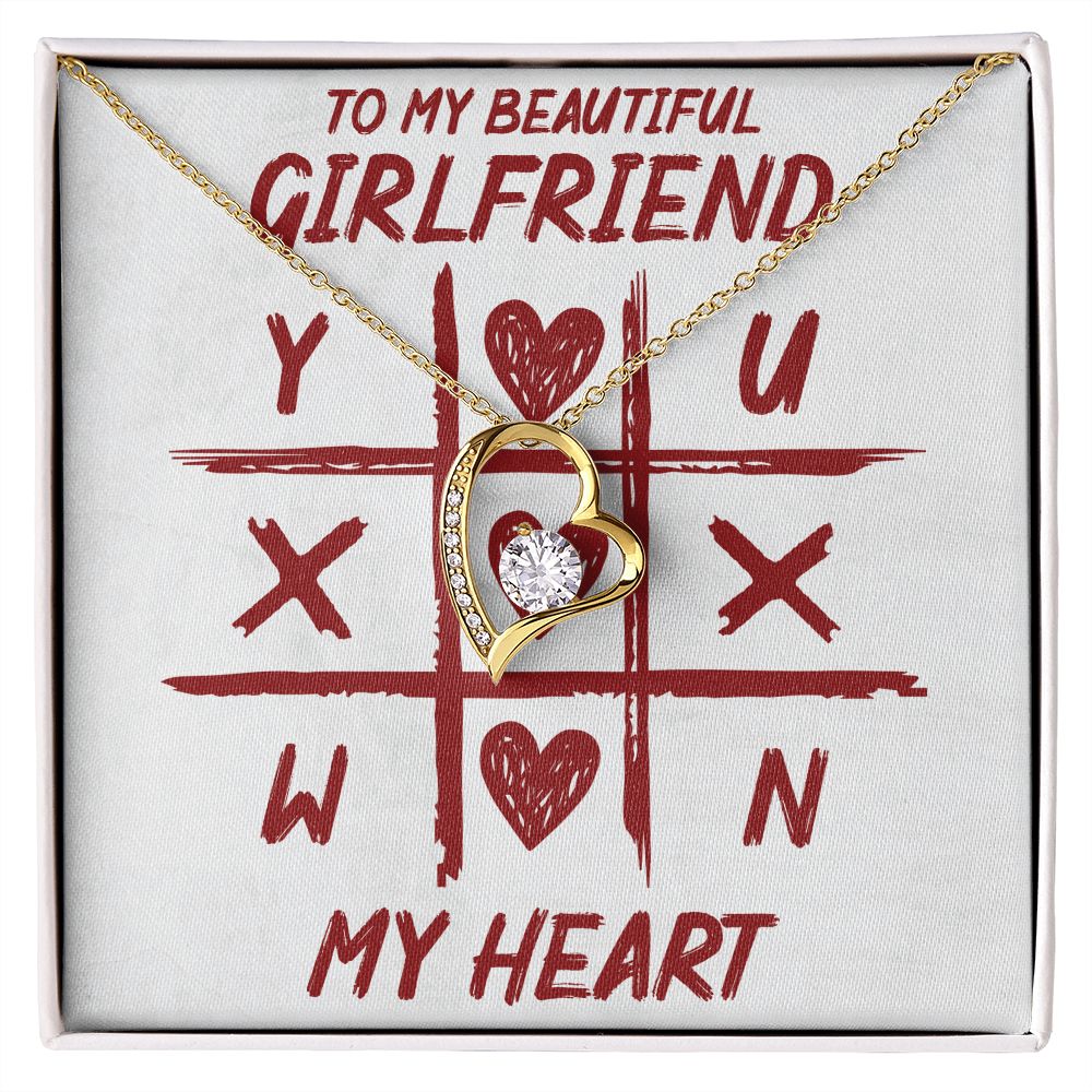 To My Beautiful Girlfriend - Forever Love Necklace